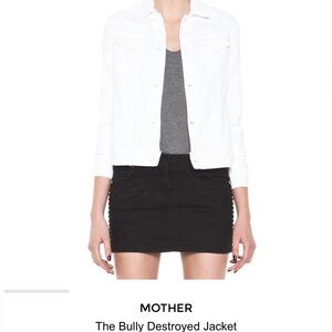 MOTHER Cream Denim Jacket